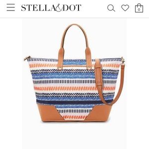 NWT Stella & Dot Expandable Getaway Tote